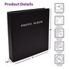 Better Office Products Hard Cover Mini Photo Binder, 2-Ring, Holds 36-5x7 Photos, Clear Heavyweight Pocket Sleeves 32113